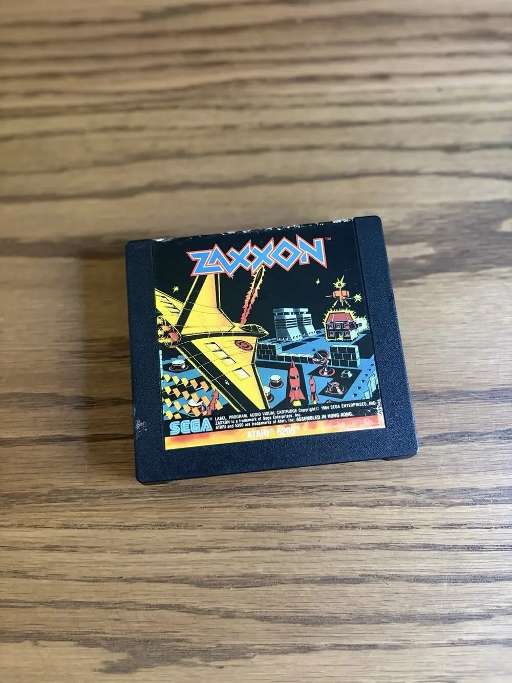 Vintage 1 Zaxxon Atari 5200 Video Game Cartridge